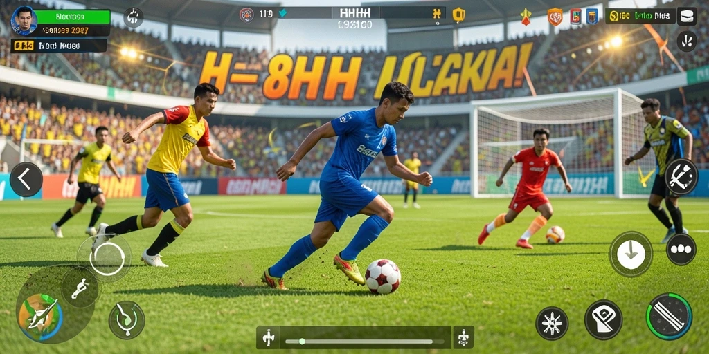 Tampilan gameplay menarik dari 8HHH dengan berbagai olahraga.