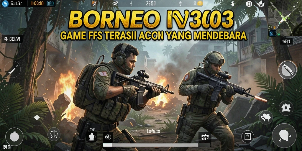 Gameplay menegangkan dalam pertarungan FPS Borneo303.