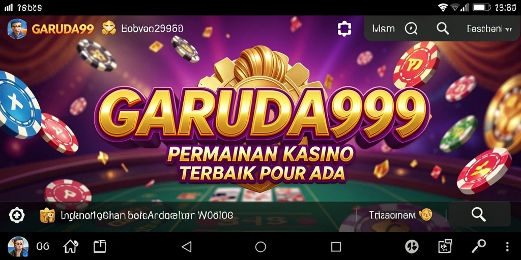 Menampilkan gameplay GARUDA999 yang menarik di kasino online.