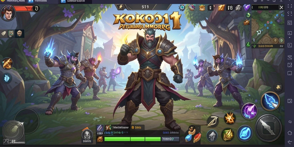 Gameplay KOKO11 yang memukau dalam dunia MMORPG.
