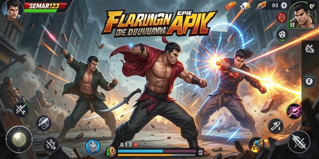 Tampilan gameplay SEMAR123 yang mendebarkan dan penuh aksi.